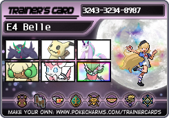 E4 Belle's Trainer Card