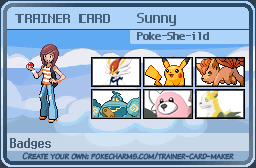 Sunny's Trainer Card