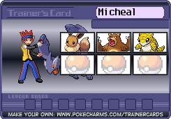Micheal's Trainer Card