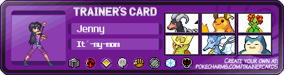 Jenny's Trainer Card