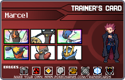 Marcel's Trainer Card