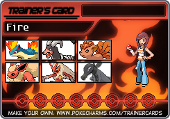 Fire's Trainer Card