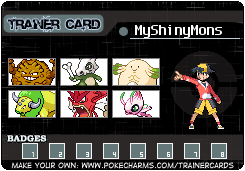 MyShinyMons's Trainer Card