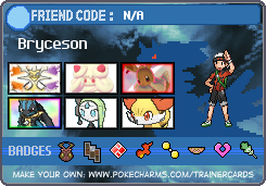 Bryceson's Trainer Card
