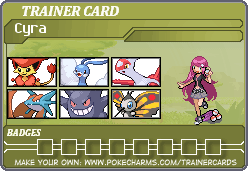 Cyra's Trainer Card