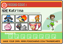 Katrina's Trainer Card