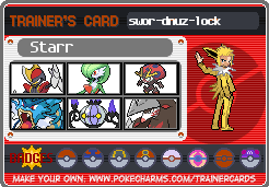 Starr's Trainer Card
